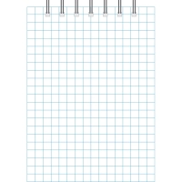Блокнот на спирали А5 60л. пласт. ОФ-ЛАЙН 3-60-153 кл.