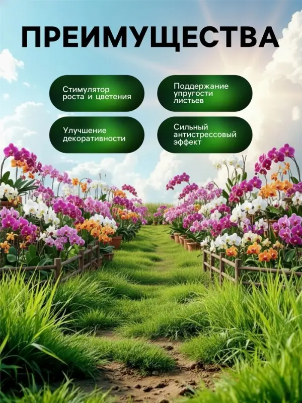 Органическое удобрение для орхидей Greenlife, 500 мл