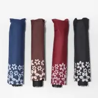 Зонт механический &laquo;Цветочный край&raquo;, 10 спиц, 4 сложения, R=51/60 см, d=102 см, МИКС