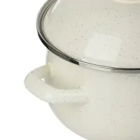 Кастрюля эмалированная VETTA Айвори, 18см, 2л, индукция