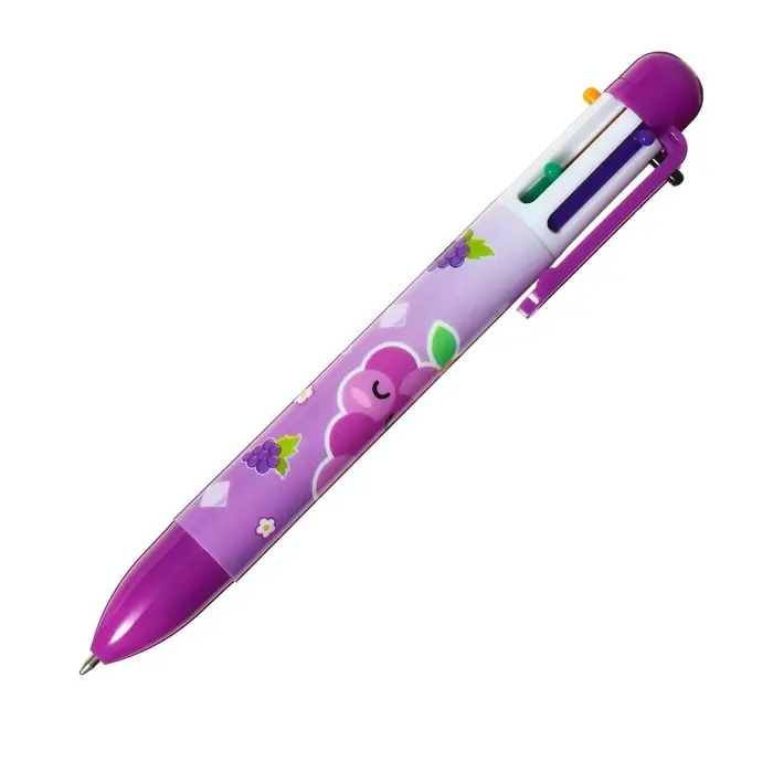 Ручка шариковая многоцветная Calligrata, автоматическая, 6 цветов, с рисунком, МИКС Ручка шариковая многоцветная Calligrata, автоматическая, 6 цветов, с рисунком, МИКС