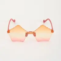 Карнавальные очки "Пятиугольник" градиент, цвета МИКС