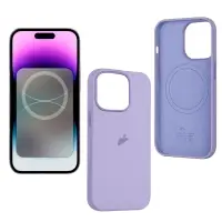 Чехол iPh 14 Pro Silicon Case 100% ORG Lilac (MagSafe + анимация NFC Clear) c LOGO