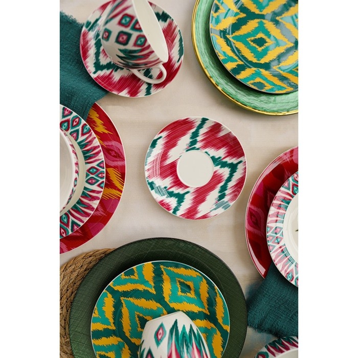 Сервиз фарфоровый чайный Доляна Askım, 12 предметов: 6 чашек 250 мл, 6 блюдец d=15 см ㅤ Сервиз фарфоровый чайный Доляна Askım, 12 предметов: 6 чашек 250 мл, 6 блюдец d=15 см ㅤ