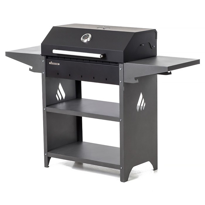 Мангал Family Standart BBQ FSB2000, 133.2×44.1×96.6 см, 2 мм, крышка, боковые полки