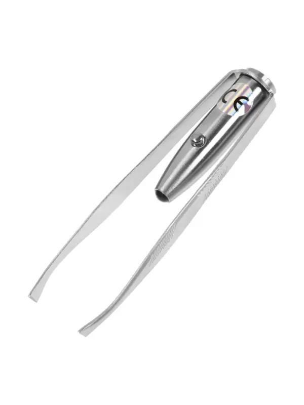 Пинцет LP-02, косметический, подсветка, батарейки в комплекте