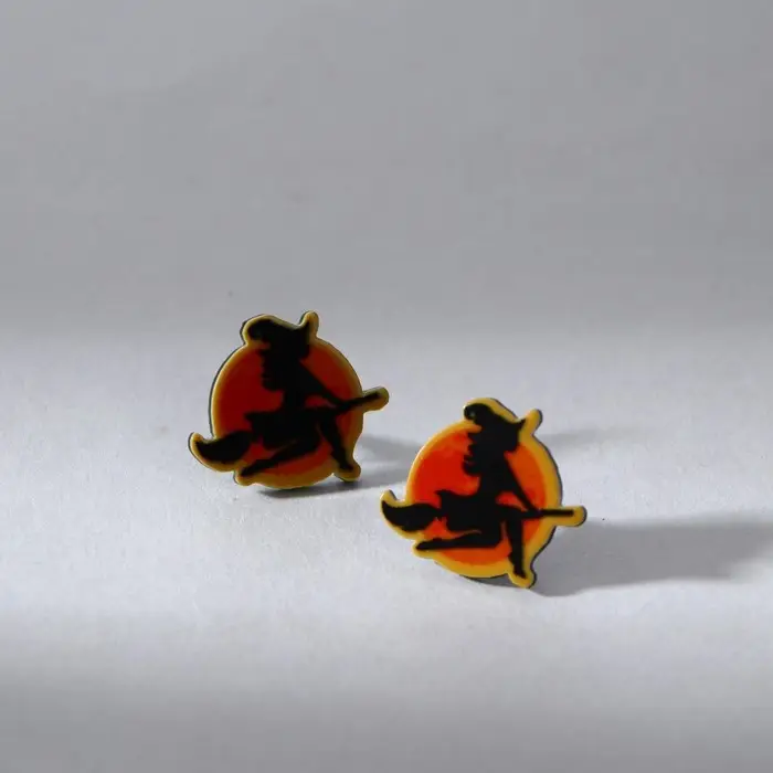 Серьги на Хэллоуин «Шабаш». Серьги на Хэллоуин «Шабаш».