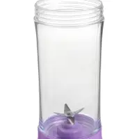 Блендер LBR-01, портативный, 24 Вт, 380 мл, USB, фиолетовый