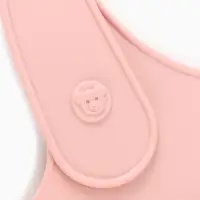 Нагрудник детский, светло-розовый