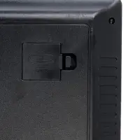 Часы электронные настенные, настольные &laquo;Соломон&raquo;, будильник, 15.5&times;23.5 см, красная индикация, черные