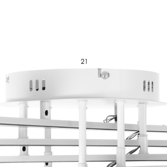 Люстра с ПДУ Люстра с ПДУ "Джема" LED 140Вт 3000-6000Вт RGB золото 50х50х12см BayerLux