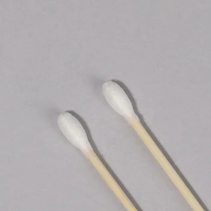 Ватные палочки на деревянной основе, биоразлагаемые, 7 см, 64 шт., в пластиковом органайзере