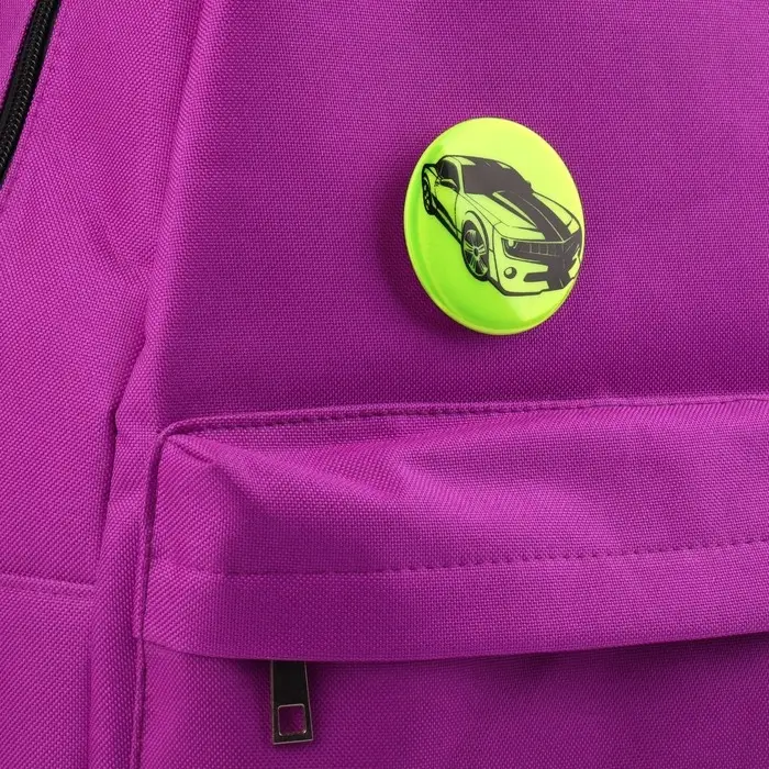 Светоотражающий значок «Авто», d=5.8 см, МИКС Светоотражающий значок «Авто», d=5.8 см, МИКС