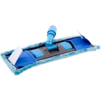 Держатель МОПа универс. пластик 40х11см т.серый/синий NPK195