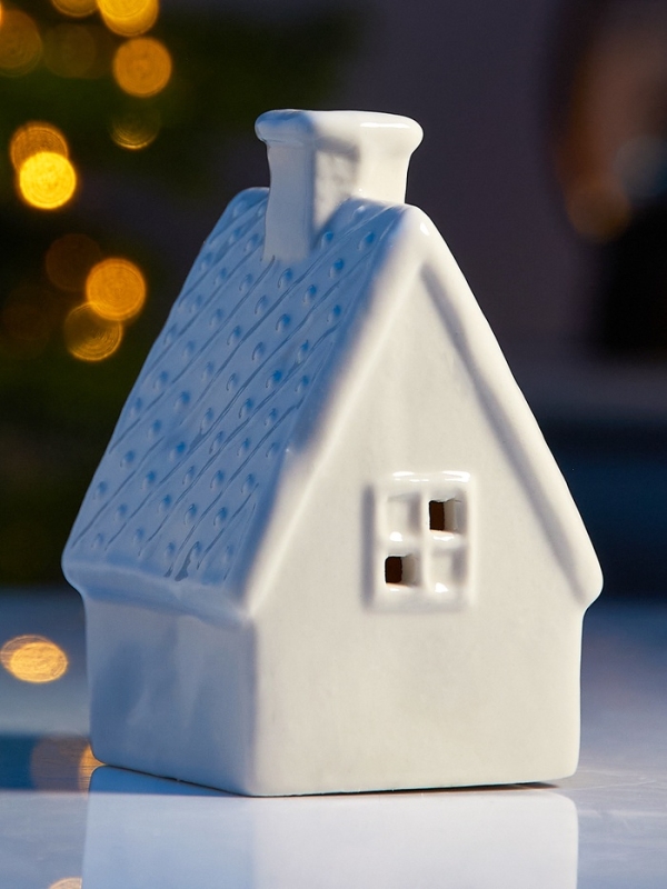 Светодиодная фигура Светодиодная фигура "Уютный дом" 6.5х6х9.8, 1 LED, LR44x3(в компл.), Т/БЕЛЫЙ