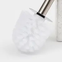 Ерш для унитаза с подставкой керамика "Крошка" белый