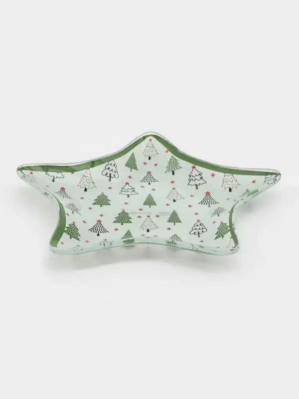 Блюдо сервировочное звезда Блюдо сервировочное звезда "Елочка" 15 см
