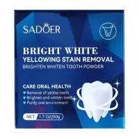 Отбеливающий зубной порошок SADOER, 50 г