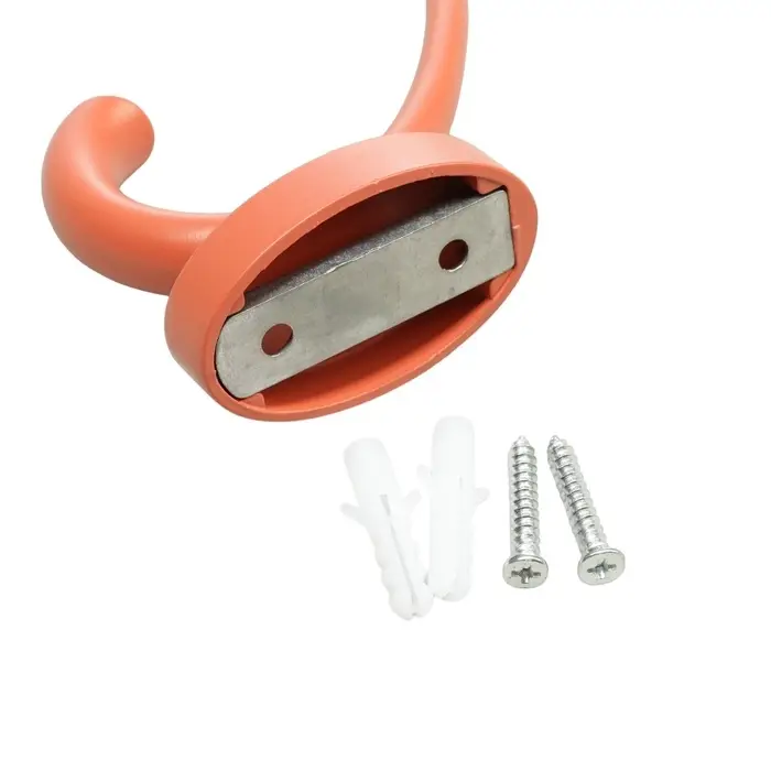 Крючок мебельный CAPPIO USUAL, двухрожковый, цвет кирпичный