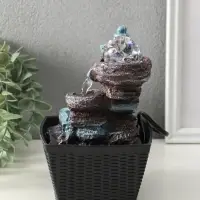 Фонтан настольный с подсветкой &laquo;Китайский дом на скале&raquo;, 18.5&times;13&times;13 см