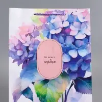 Пакет подарочный &laquo;Цветочные мелодии&raquo; ламинированный 26 х 12 х 32 см