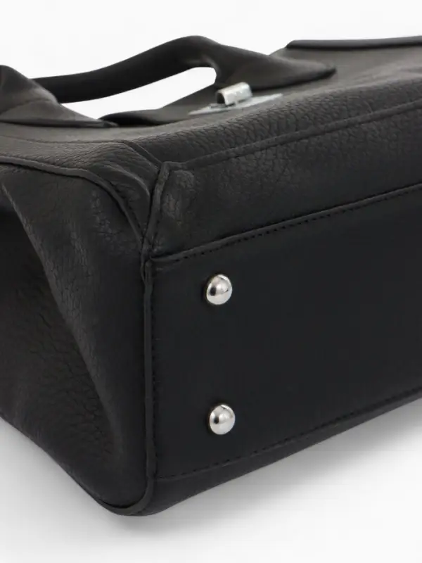 Сумка женская тоут TEXTURA на молнии, 31&times;11&times;21 см, чёрная