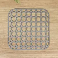 Решётка в раковину Комфорт Плюс, 26×26 см, пластик, МИКС