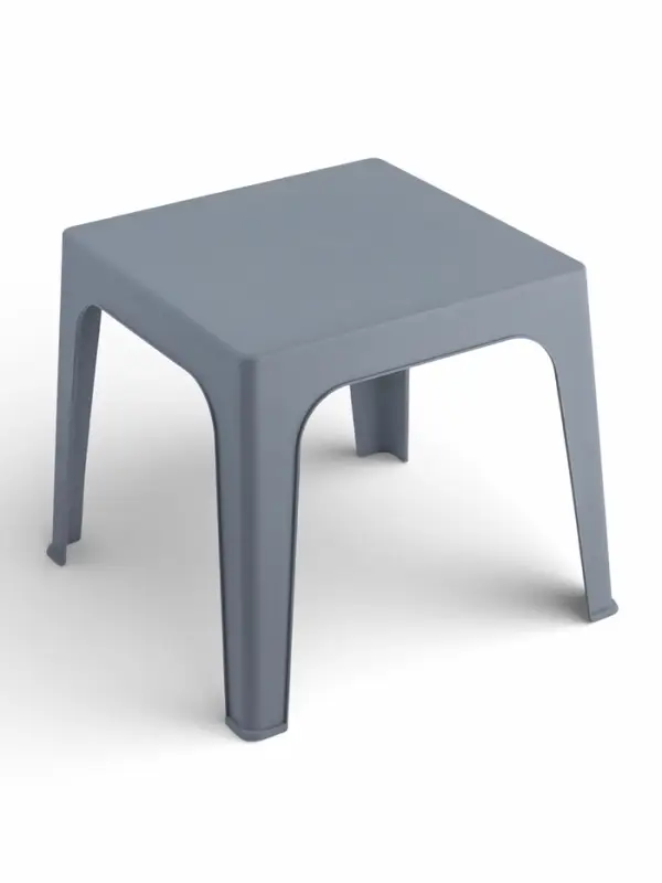 Стол садовый Decorona DeForma, 59.5&times;59.5&times;49.5 см, пластиковый, цвет дымчатый кварц