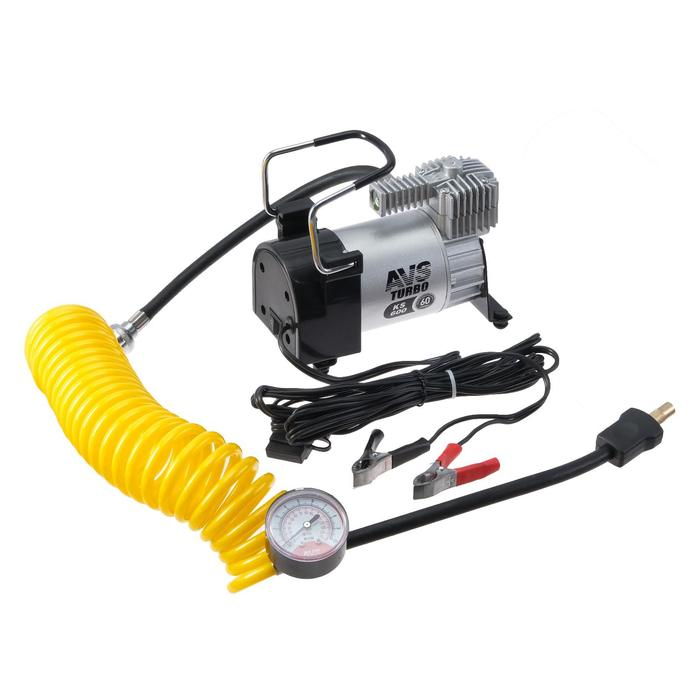 Компрессор автомобильный AVS KS600, 12 В, 23 А, 60 л/мин Компрессор автомобильный AVS KS600, 12 В, 23 А, 60 л/мин