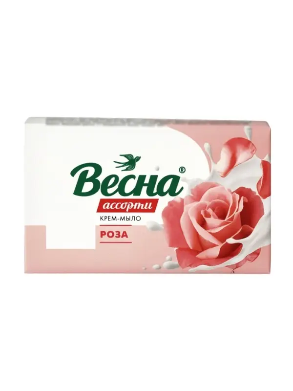 Крем-мыло &laquo;Весна&raquo;, с ароматом розы, 90 г