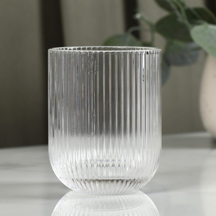 Стакан Magistro «Грани», 260 мл, 7.5×9.5 см, стекло, прозрачный