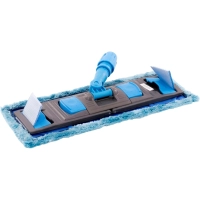 Держатель МОПа универс. пластик 40х11см т.серый/синий NPK195