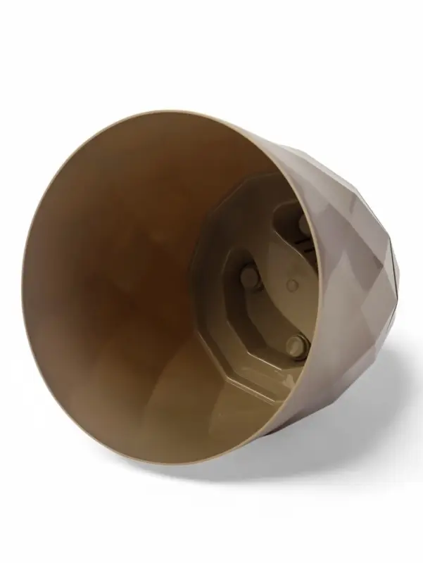 Горшок для цветов "Laurel" D-22 см, 4,5 л с поддоном, бежевый