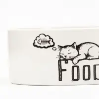 Миска Food, 200 мл, 10&times;10&times;4.5 см, керамика, белая