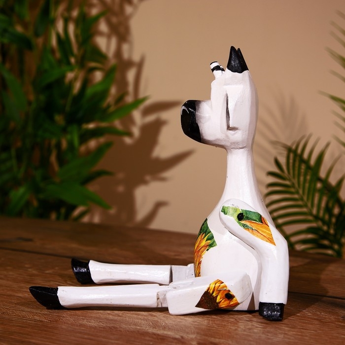 Сувенир  Сувенир "Коровка" висячие лапки, дерево 30 см