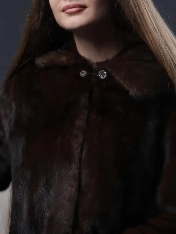 Декоративная застёжка, d = 2,5/3 см, цвет чёрный