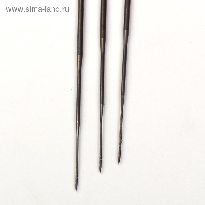 Игла для фильцев. №36 средняя звездчатая 3 Игла для фильцев. №36 средняя звездчатая 3"/78 (по 2 зубца на 4 ребрах)