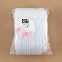 Кружево капроновое, 45 мм &times; 8.5&plusmn;1 м, белое