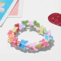 Браслет детский Выбражулька «Танцующие бабочки», d=6 см. разноцветный Браслет детский Выбражулька «Танцующие бабочки», d=6 см. разноцветный