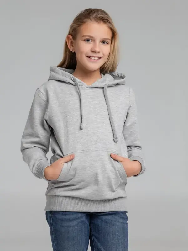 Худи детское Kirenga Kids 2.0, серый меланж, 6 лет