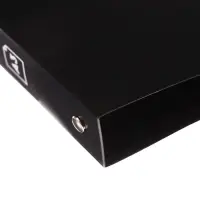 Папка на 4 кольцах А3, Calligrata TOP, 27 мм, 800 мкм, горизонтальная, чёрная