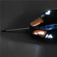 Перчатка ТУНДРА, со светодиодным фонариком и ремешком, правая