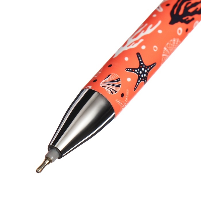 Ручка шариковая автоматическая 0,7 мм, Vinson, синяя масляная, софттач, штрихкод на шт, МИКС Ручка шариковая автоматическая 0,7 мм, Vinson, синяя масляная, софттач, штрихкод на шт, МИКС