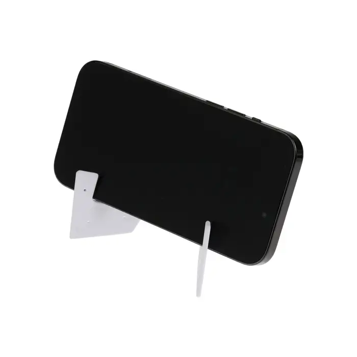 Подставка для телефона Luazon, брелок, складная, белая Подставка для телефона Luazon, брелок, складная, белая