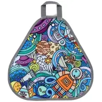 Ледянка мягкая Space, треугольная, цвет МИКС