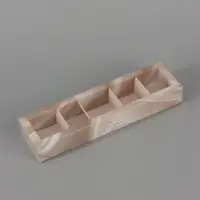 Коробка под 5 конфет с ячейками &laquo;Шёлк&raquo;, 6&times;23&times;3 см