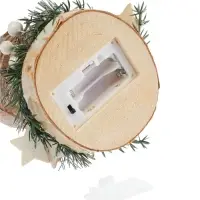 Светодиодная фигура деревянная «Декоративный пень», 1 LED, от батареек AAAx2, свечение тёплое белое Светодиодная фигура деревянная «Декоративный пень», 1 LED, от батареек AAAx2, свечение тёплое белое