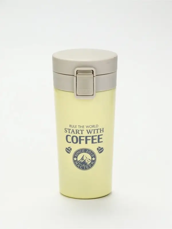 Термокружка, 380 мл, Start with coffee, сохраняет тепло 8 ч, с ситечком