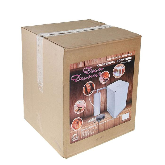 Коптильня холодного копчения Коптильня холодного копчения "Дым Дымыч" 01М, дымогенератор, 32 л, коричневая