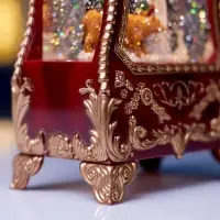 Светодиодная фигура &laquo;Граммофон&raquo; 36&times;16&times;9 см, от батареек 3хААА, музыка, USB, свечение тёплое белое